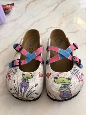 Calceo With Love Frog Cross-Strap Clogs EU 37 Women’s 6.5–7